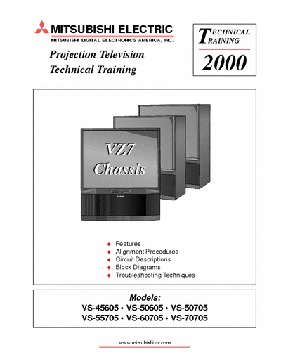 Mitsubishi VS-60705 VZ7 Chassis Technical Training.pdf